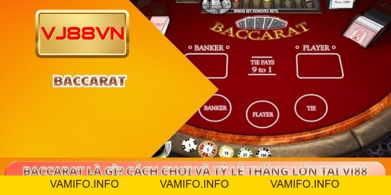 Baccarat Là Gì? Cách Chơi Và Tỷ Lệ Thắng Lớn Tại VJ88 - VAMIFO